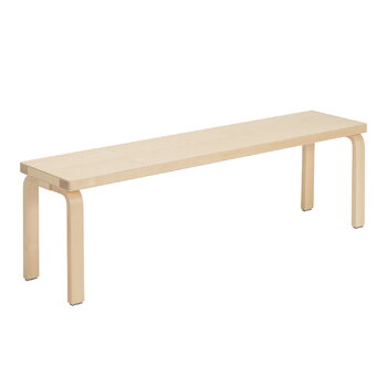 Benches, Aalto bench 168B, birch, Natural