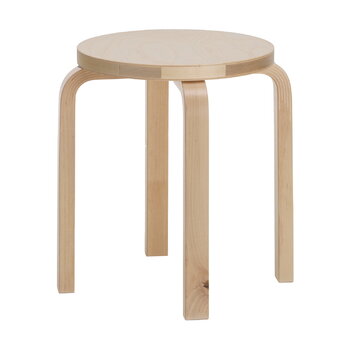 Stools, Aalto stool E60, wild birch, Natural