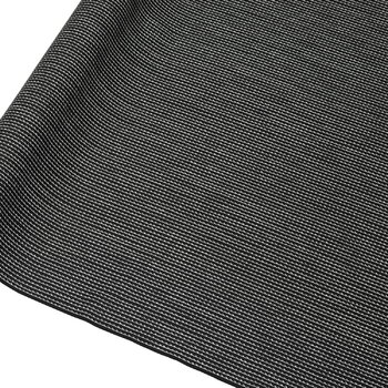 Artek fabrics, Rivi acrylic coated fabric, 145 x 300 cm, black - white, Black