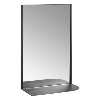 Wall mirrors, Cover Up mirror L, black, Black