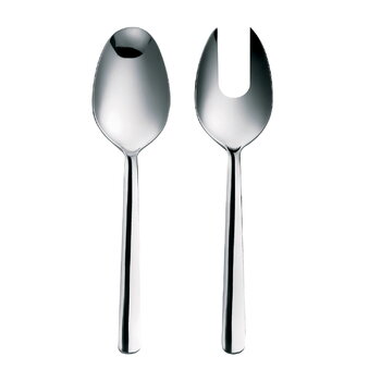 Serving, Functional Form salad set, 2 pcs, polished, Silver