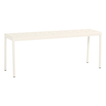 Outdoor benches, Balcony bench, 119,5 cm, chalk beige, White