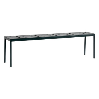 Outdoor benches, Balcony bench, 165,5 cm, anthracite, Black