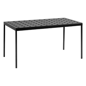 Patio tables, Balcony table, 144 x 76 cm, anthracite, Black