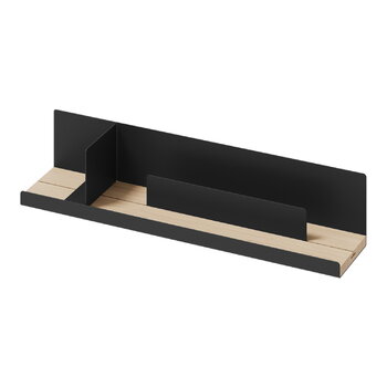 Wall shelves, Edit 6 shelf, black, Black