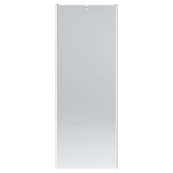 Wall mirrors, Memory mirror, large, polished stainless steel, Silver