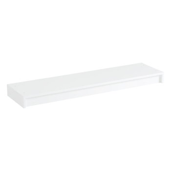 Shelving units, Stacked plinth, 131 x 35 x 10 cm, white, White