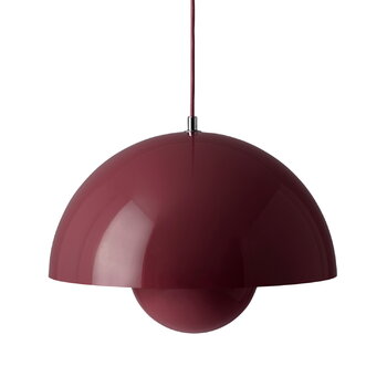 Riippuvalaisimet, Flowerpot VP7 riippuvalaisin, dark plum, Violetti