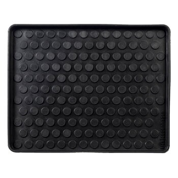 Other rugs, Dot shoe tray, M, black, Black