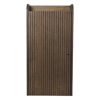 Wall shelves, Sill wall cabinet, dark stained oak, Brown