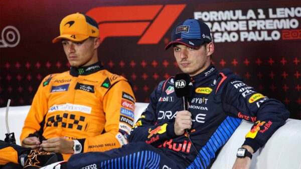 Lando Norris and Max Verstappen