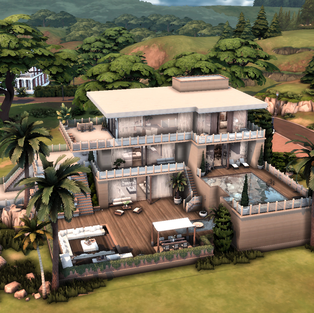 Luxury Modern house - Screenshots - The Sims 4 Rooms / Lots - CurseForge