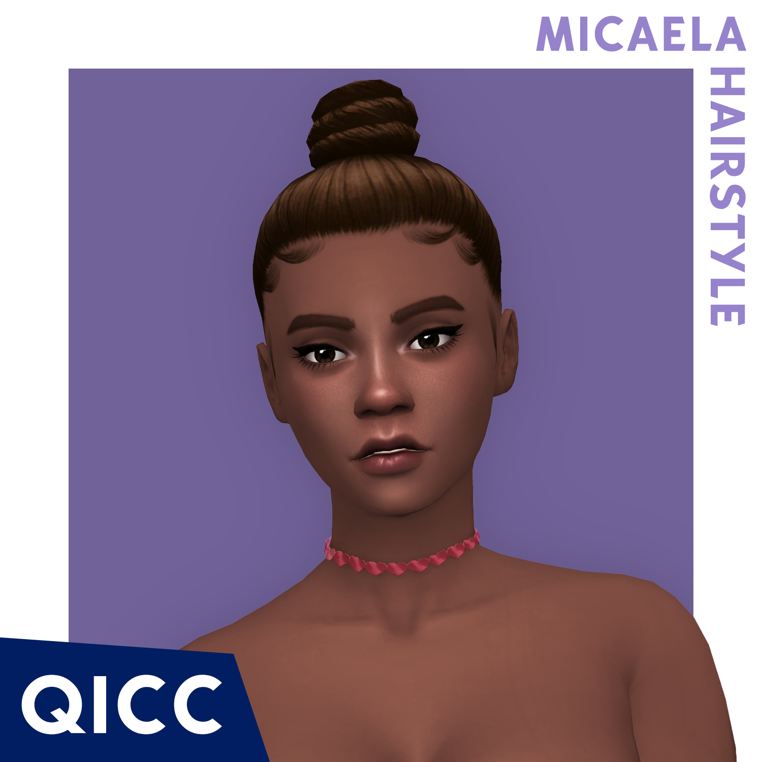 Download QICC - Micaela Hair - The Sims 4 Mods - CurseForge