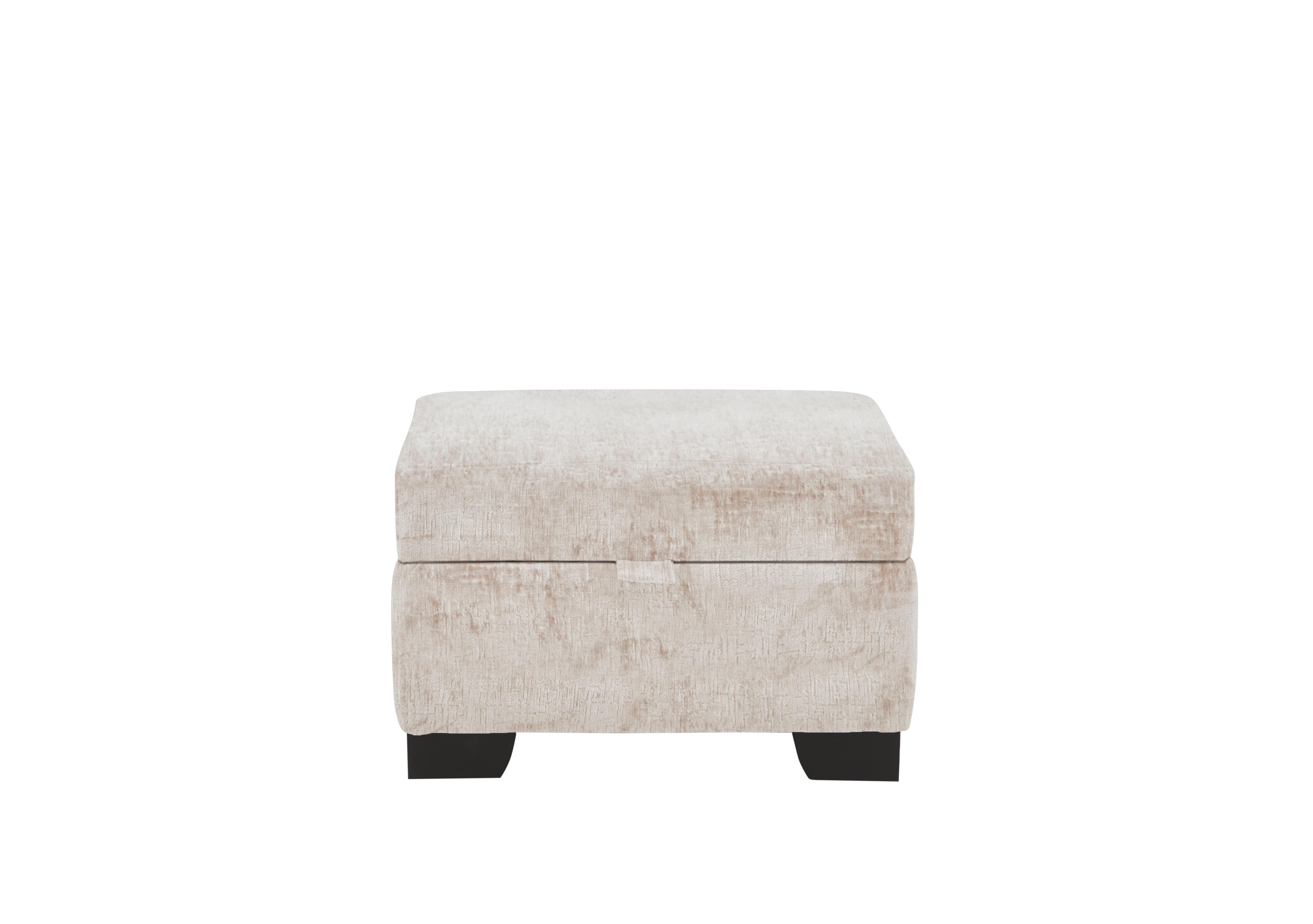 Boutique Lavish Storage Footstool in Alexandra Natural on Furniture Village