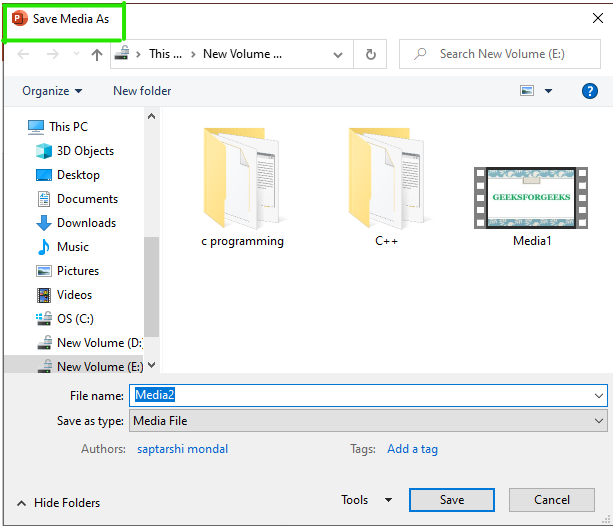 How to Record Screen using Microsoft PowerPoint? - GeeksforGeeks