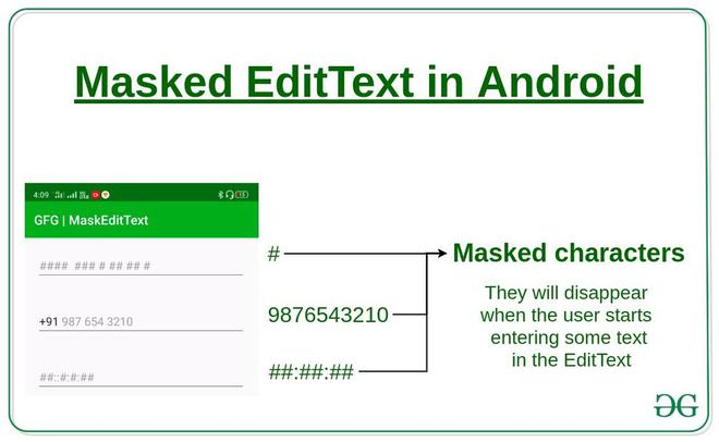 Mask to an EditText in Android