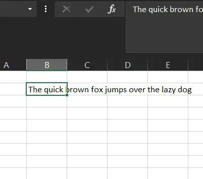 Wrap Text in Excel