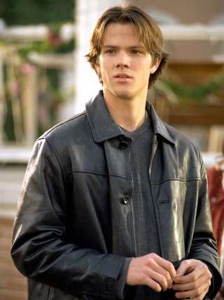 Image may contain Clothing Apparel Jacket Coat Human Person and Jared Padalecki