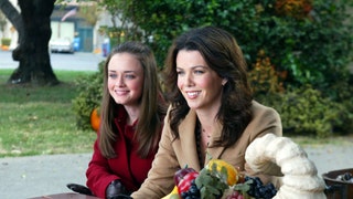 Image may contain Lauren Graham Human Person Plant Fruit Grapes Food and Alexis Bledel