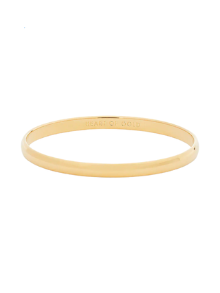 Kate Spade “Heart of Gold” Idiom Bangle