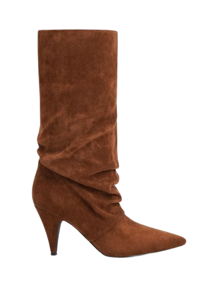 Modatope Slouchy Mid-Calf Boots