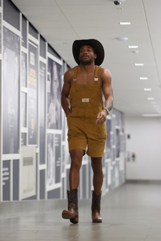 Overalls Leather Hats and Louis Vuitton LeBron Check Out the Biggest Tunnel Fits from NBA Opening Night