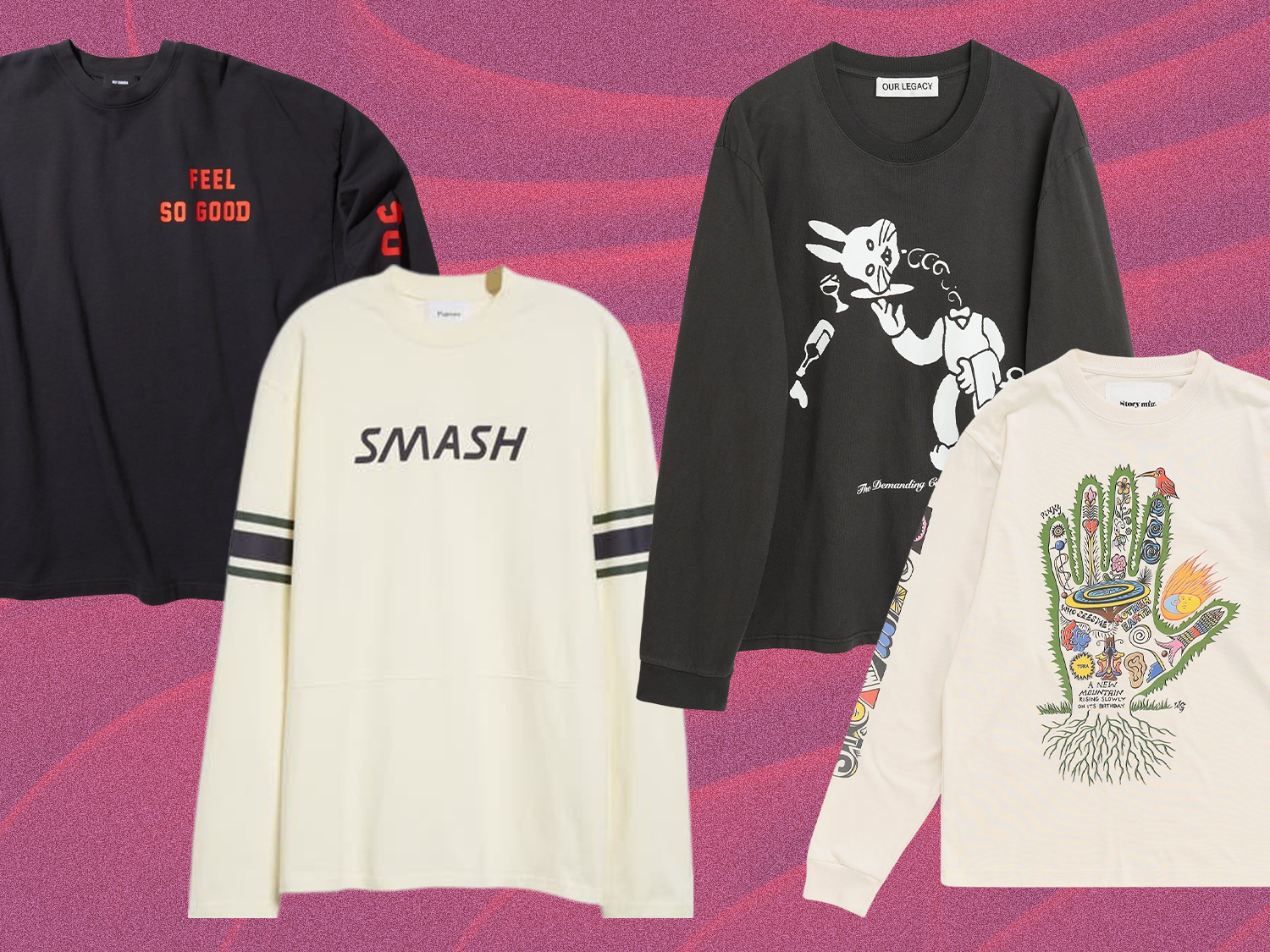 The Best Long-Sleeve Tees Are as Wavy as They've Ever Been