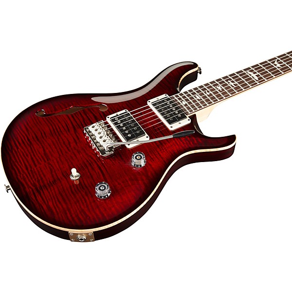 PRS CE 24 Semi-Hollow Electric Guitar Fire Red Burst | Guitar Center