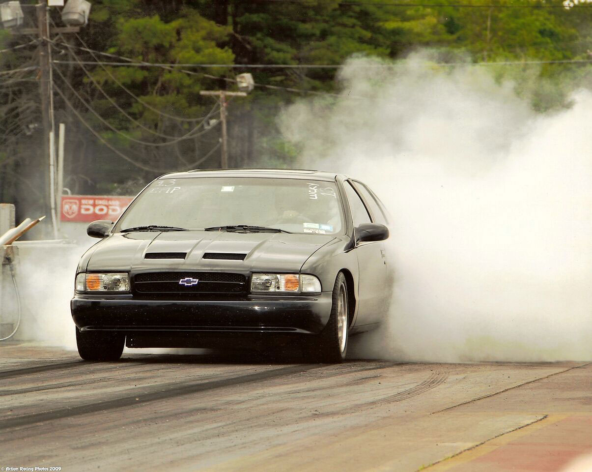 Bill DiBlasio Impala SS drag racing