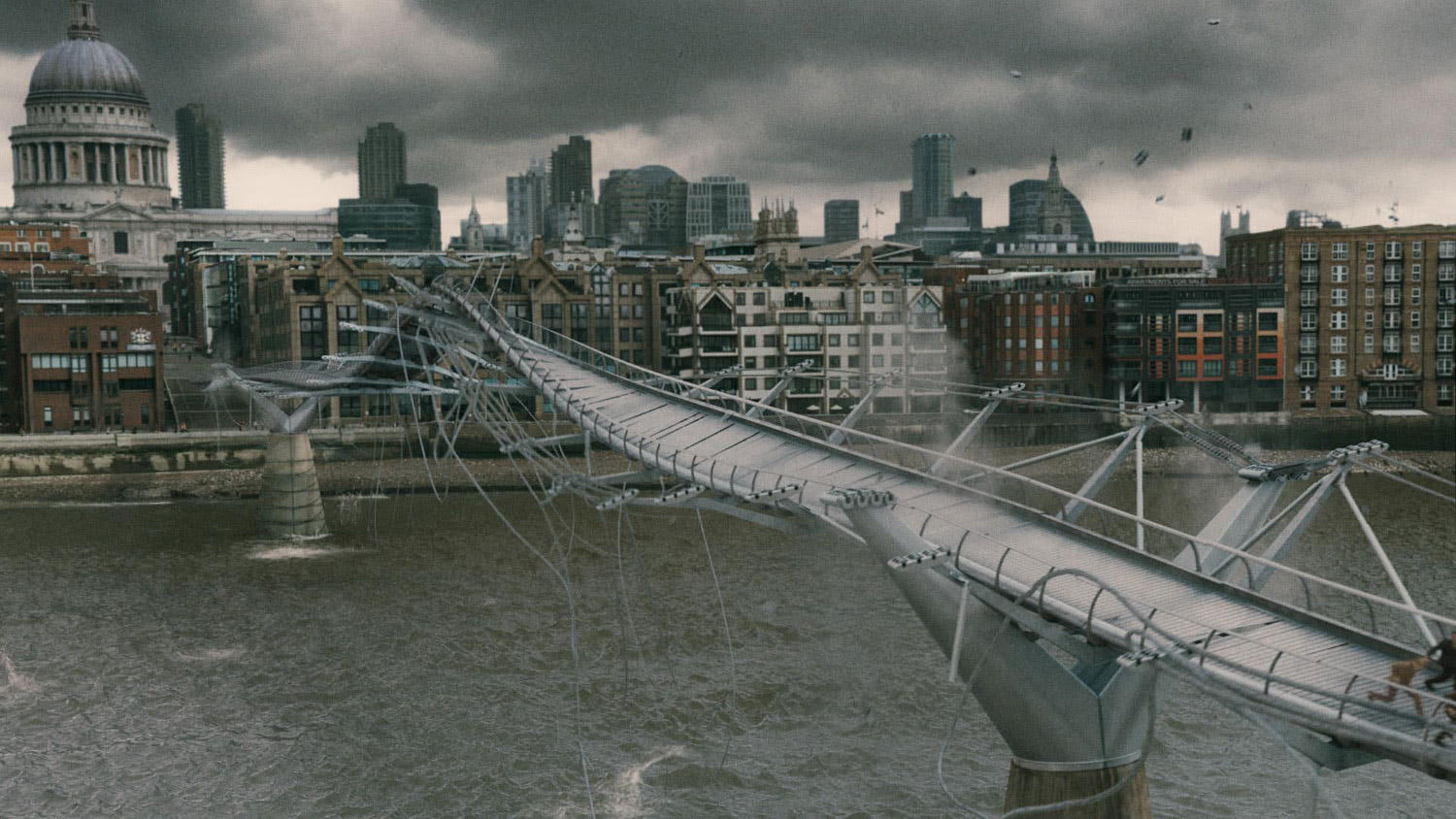 Death Eaters attack the bridge