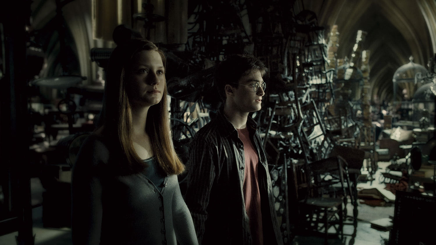 Harry and Ginny in the Room of Requirement