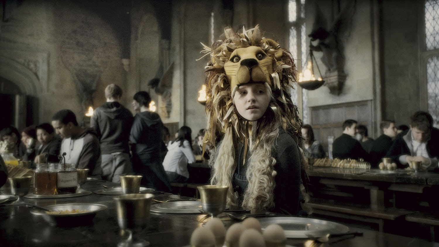 Luna with her Lion Hat