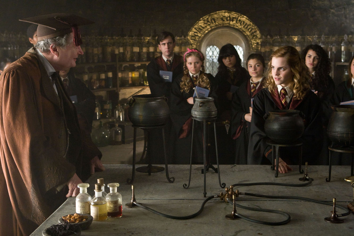 Slughorn teaches Potions