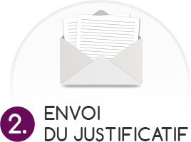 2. envoi du justificatif