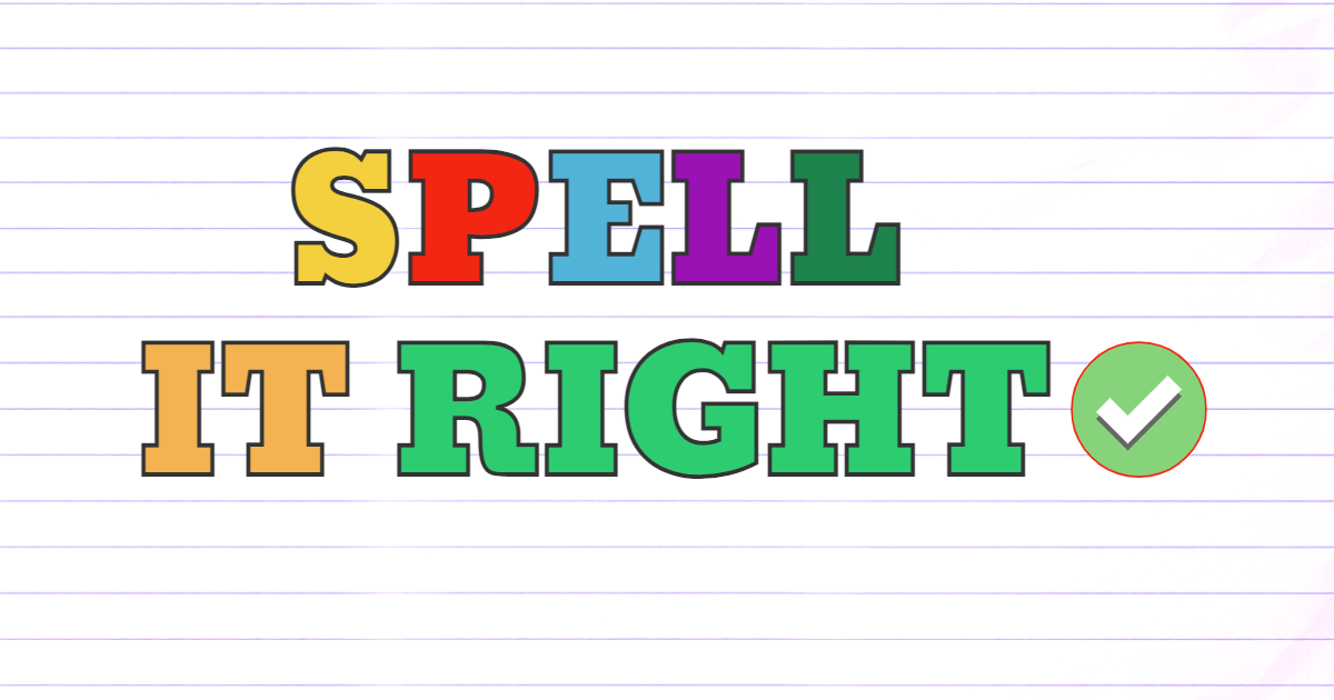 Spell it right! thumbnail