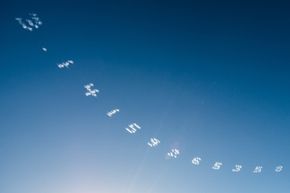 Skytyped pi in the sky