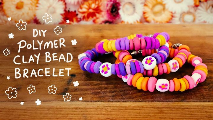 Cute DIY Polymer Clay Bracelet for Beginners