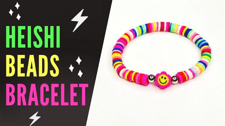 DIY Heishi Clay Beads Bracelet Tutorial