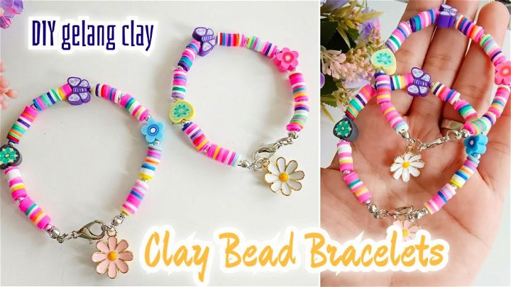  Making Gelang Clay Bead Bracelet