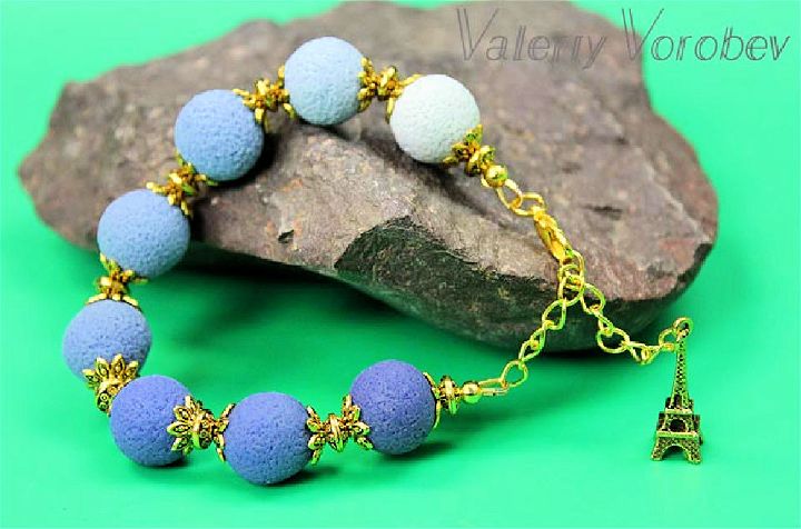 Free Polymer Clay Bead Bracelet Tutorial