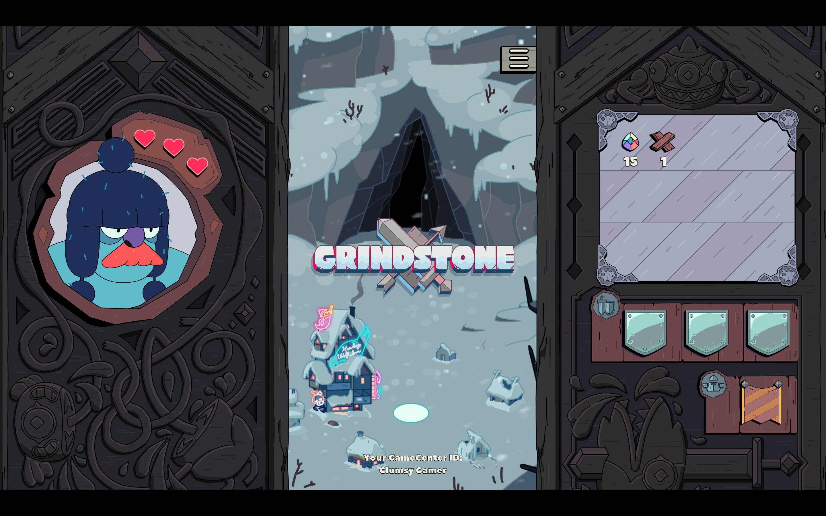 Grindstone main screen