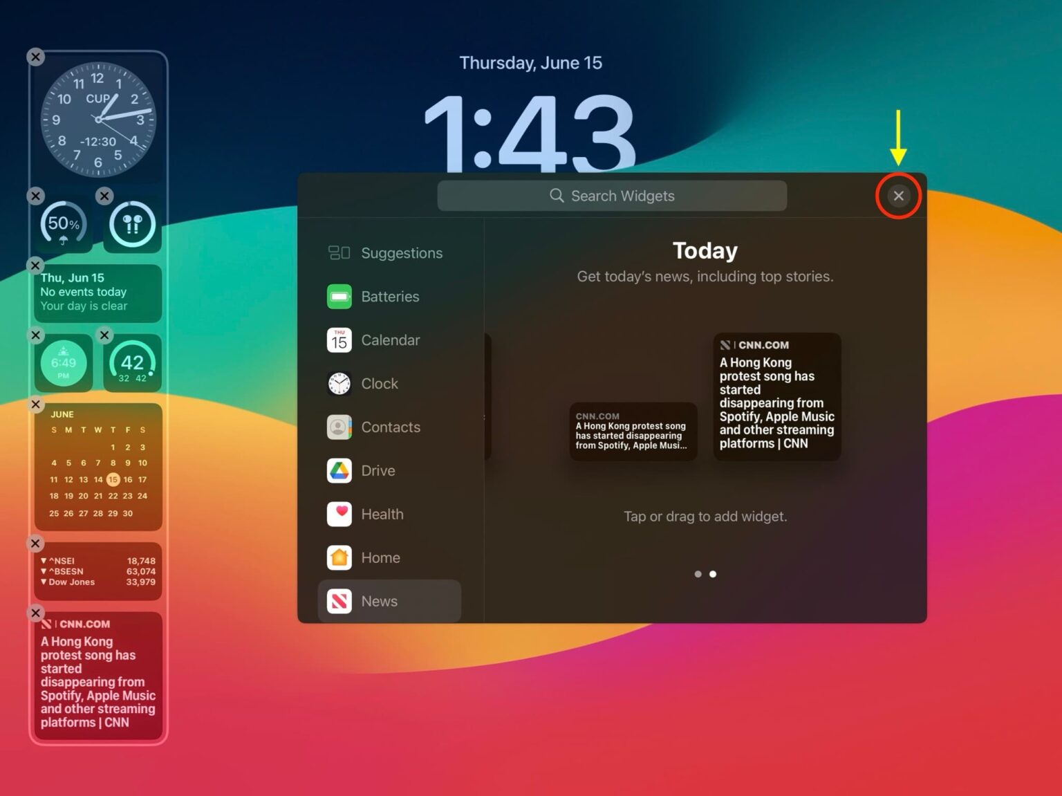 How to add widgets to your iPad Lock Screen in iPadOS 17