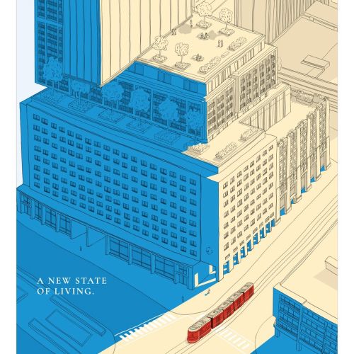 481 University Avenue development promotional material cover art