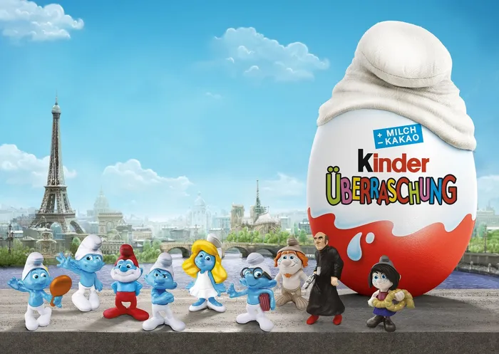 3d illustration of Kinder Chocolate