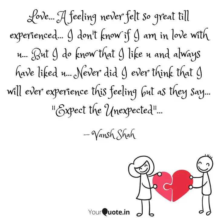 Love... A Feeling Never F... | Quotes & Writings By Vanshika Shah |  Yourquote