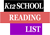 K-12 School Reading List logo