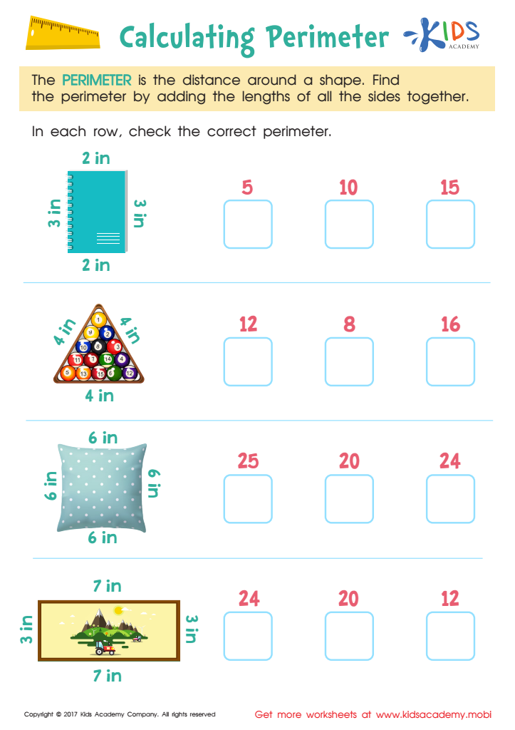 Normal Area and Perimeter Worksheets With Answers for Grade 3 ...