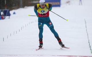 Martin Fourcade a remporté la poursuite, ce samedi. (Photo EPA)