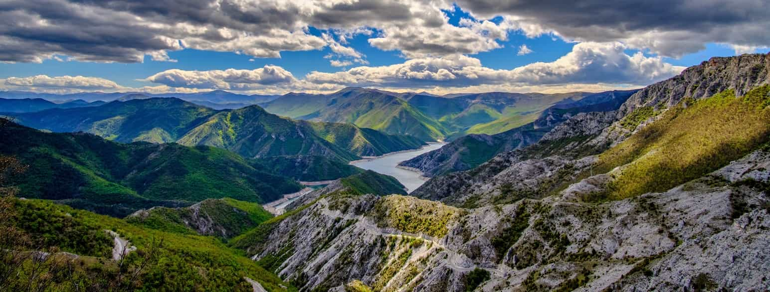 Søen Kozjak i det vestlige Nordmakedonien