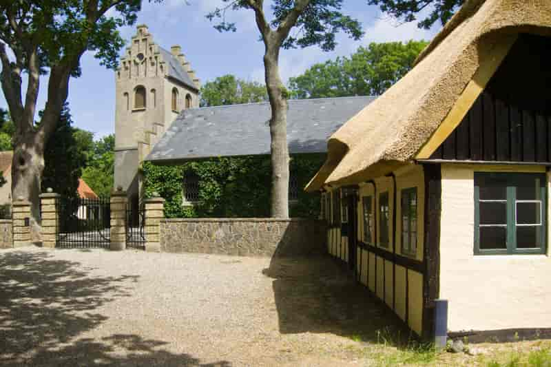 Strynø Kirke beliggende på Strynø